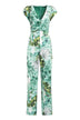 Guess Jumpsuit Donna floreale con fascia in vita