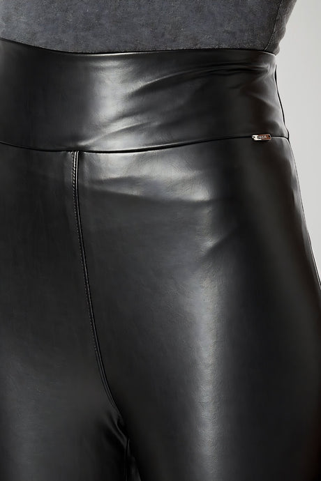 Guess Leggings Donna in ecopelle