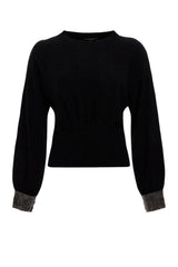Guess Maglia Donna arricciata con strass