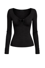 Guess Maglia Donna con scollo ad anello