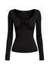 Guess Maglia Donna con scollo ad anello