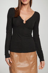 Guess Maglia Donna con scollo ad anello