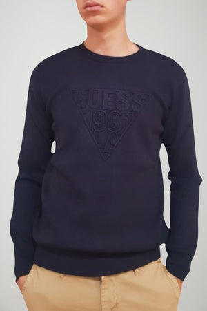 Guess Maglia Uomo con logo in 3D