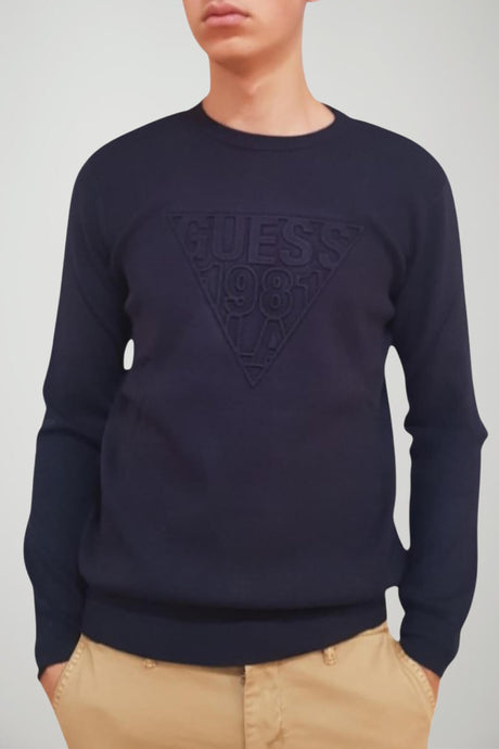 Guess Maglia Uomo con logo in 3D