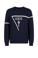 Guess Maglia Uomo con logo jacquard