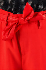 Guess Pantaloni Donna con cintura in ecopelle