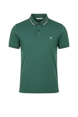 Guess Polo Uomo in cotone con lettering al collo