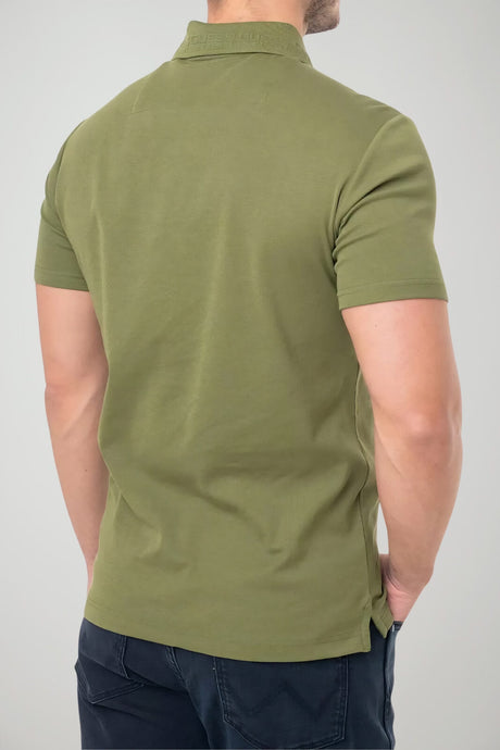 Guess Polo Uomo lettering in rilievo sul collo