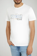 Guess T-shirt Uomo con logo centrale