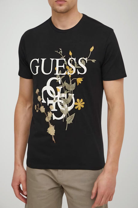 Guess T-shirt Uomo con maxi stampa centrale