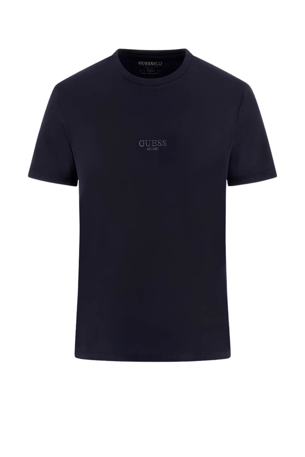 Guess T-shirt Uomo slim fit con logo centrale