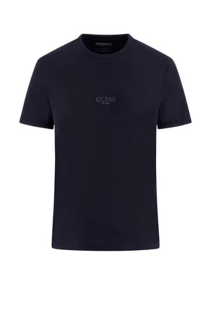 Guess T-shirt Uomo slim fit con logo centrale