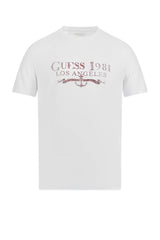 Guess T-shirt Uomo con stampa in rilievo