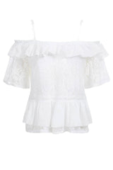 Guess Top Donna in pizzo con spalline
