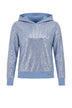 Felpa da donna Guess con cappuccio e paillettes