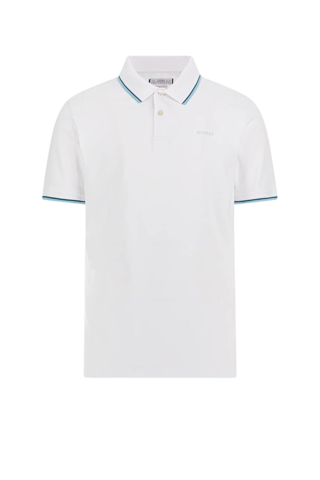 Polo da uomo Guess in piquet a maniche corte