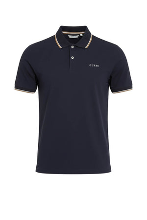 Polo da uomo Guess in piquet a maniche corte