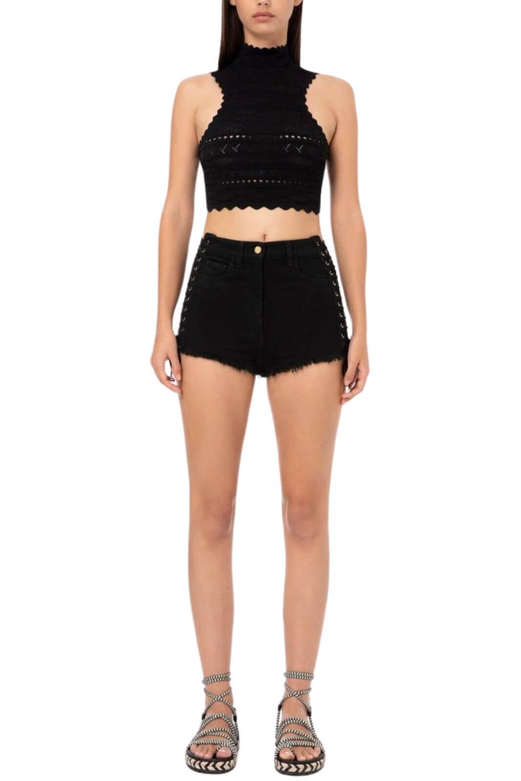 Elisabetta Franchi Women's Shorts Open on the Hips