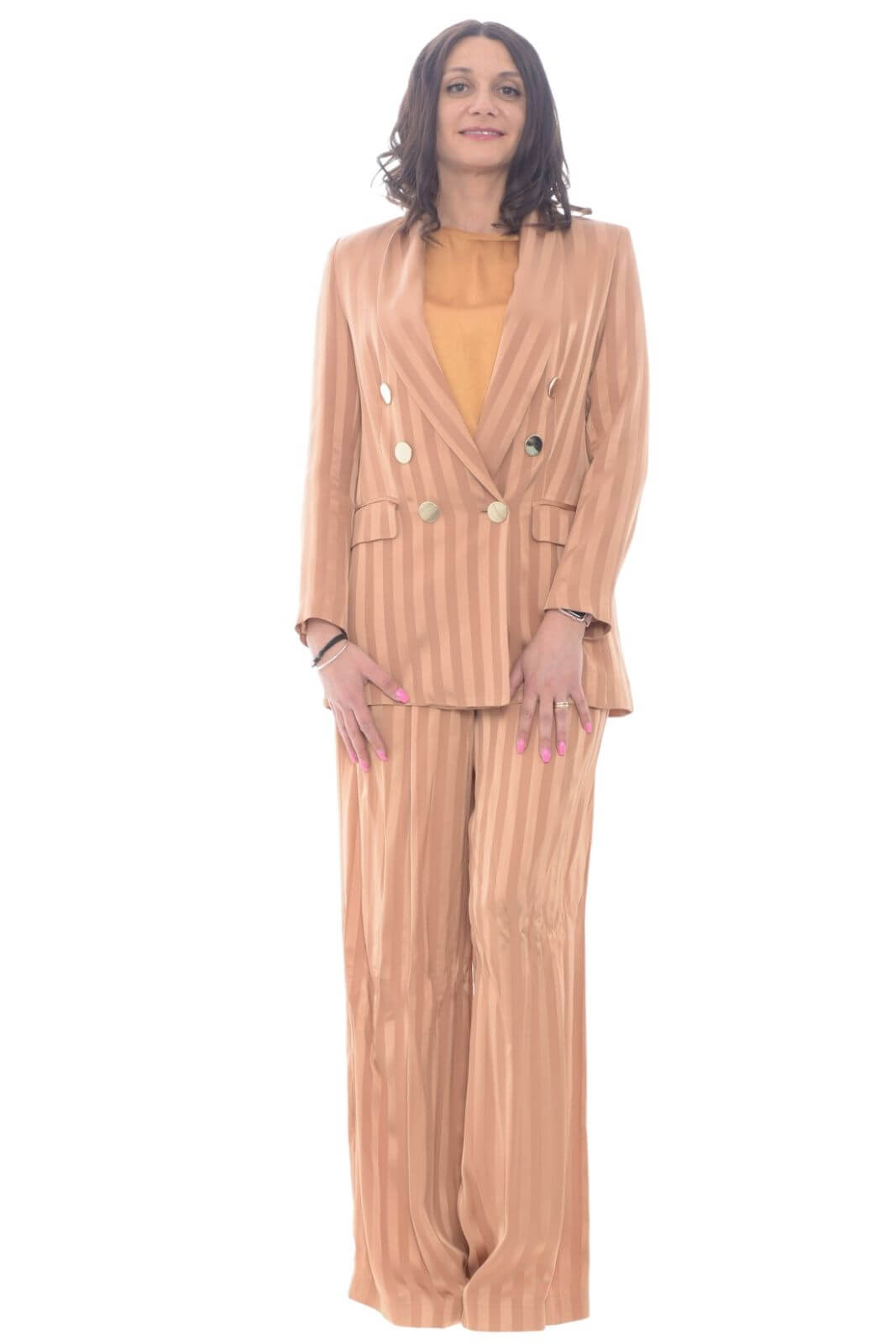 W Les Femmes Pantalón de mujer con cinturón