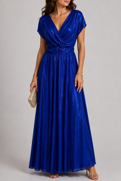 Abito lungo da donna Hanita in lurex