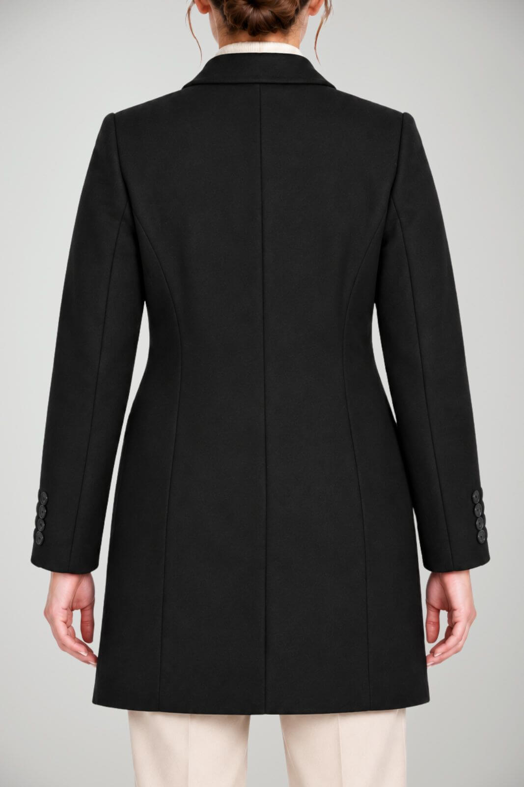 Hanita Cappotto Donna monopetto in panno