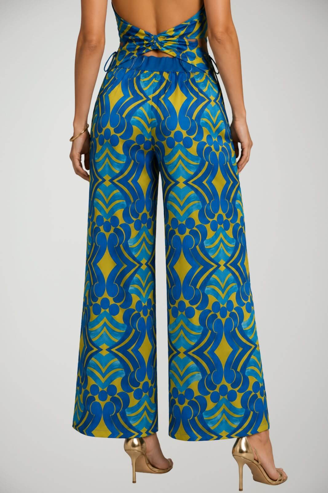 Pantaloni da donna Hanita a stampa multicolore
