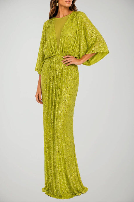 Hanny Deep Abito Donna lungo con paillettes