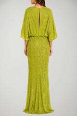 Hanny Deep Abito Donna lungo con paillettes