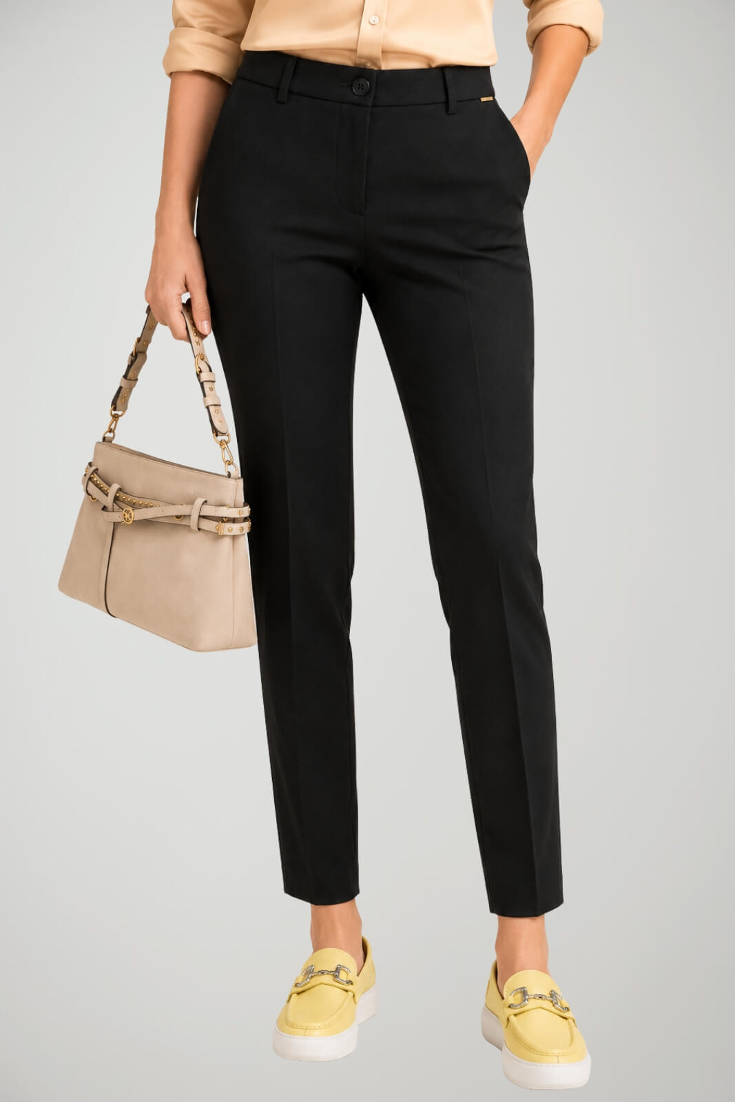 Hanny Deep Pantalone Donna con logo metallico
