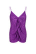 Hanny Deep Top Donna con Paillettes
