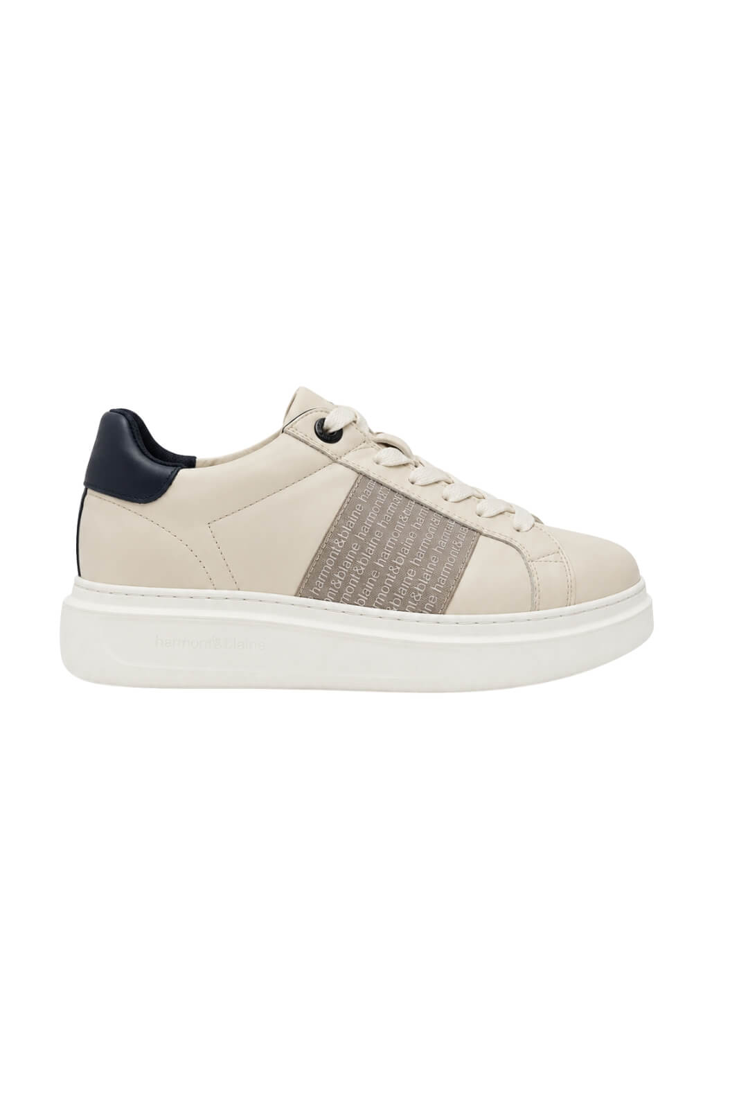 Harmont & Blaine Sneakers Uomo in pelle con fascia elastica