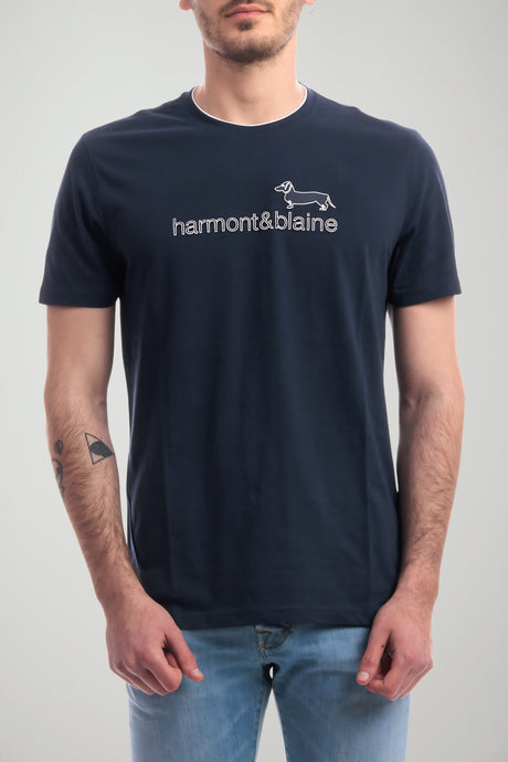Harmont & Blaine T-shirt Uomo con lettering in rilievo