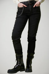 Jeans donna High Everyday Couture con catena fronte 1
