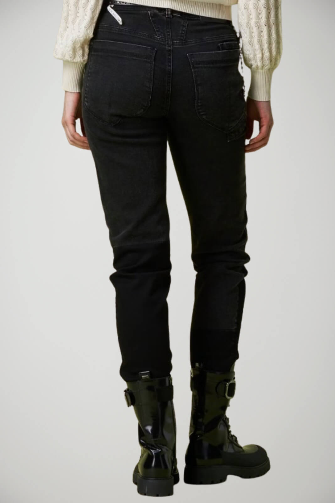 Jeans donna High Everyday Couture con catena retro