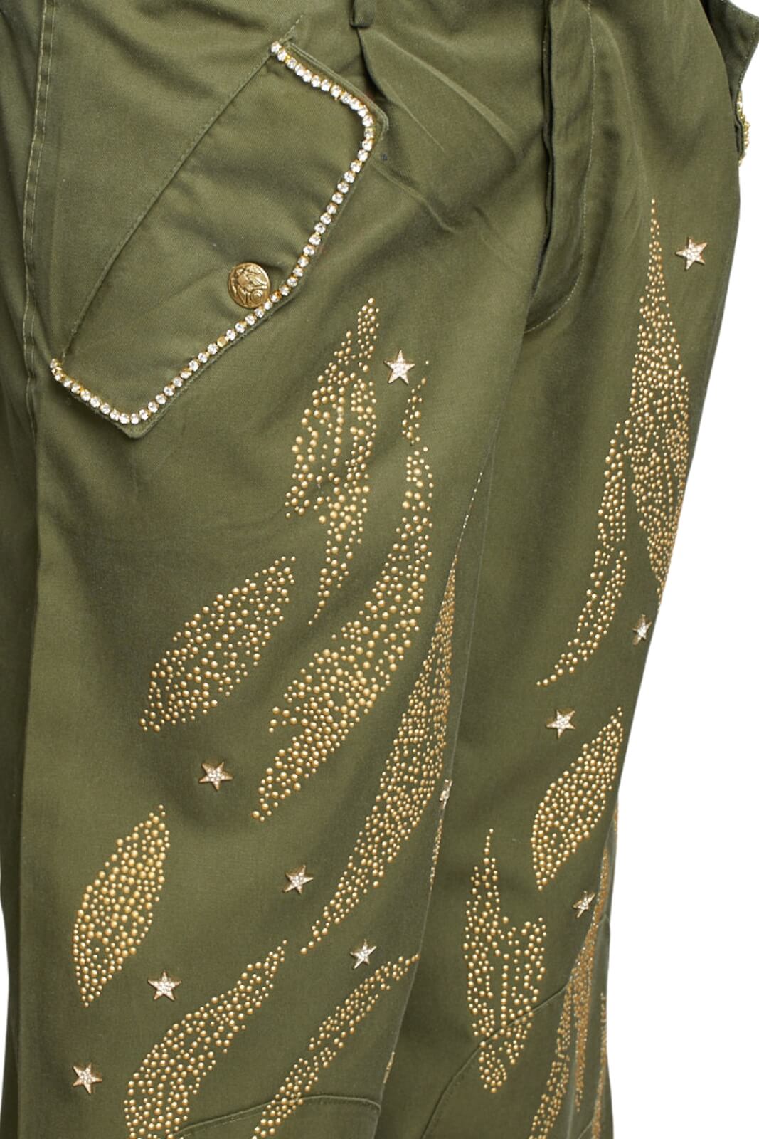 Pantalone History Repeats da donna con strass dettaglio