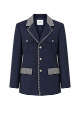 History Repeats Blazer Donna con strass
