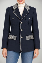 History Repeats Blazer Donna con strass