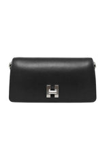 Hogan Borsa Donna H01Y in pelle con logo turn lock