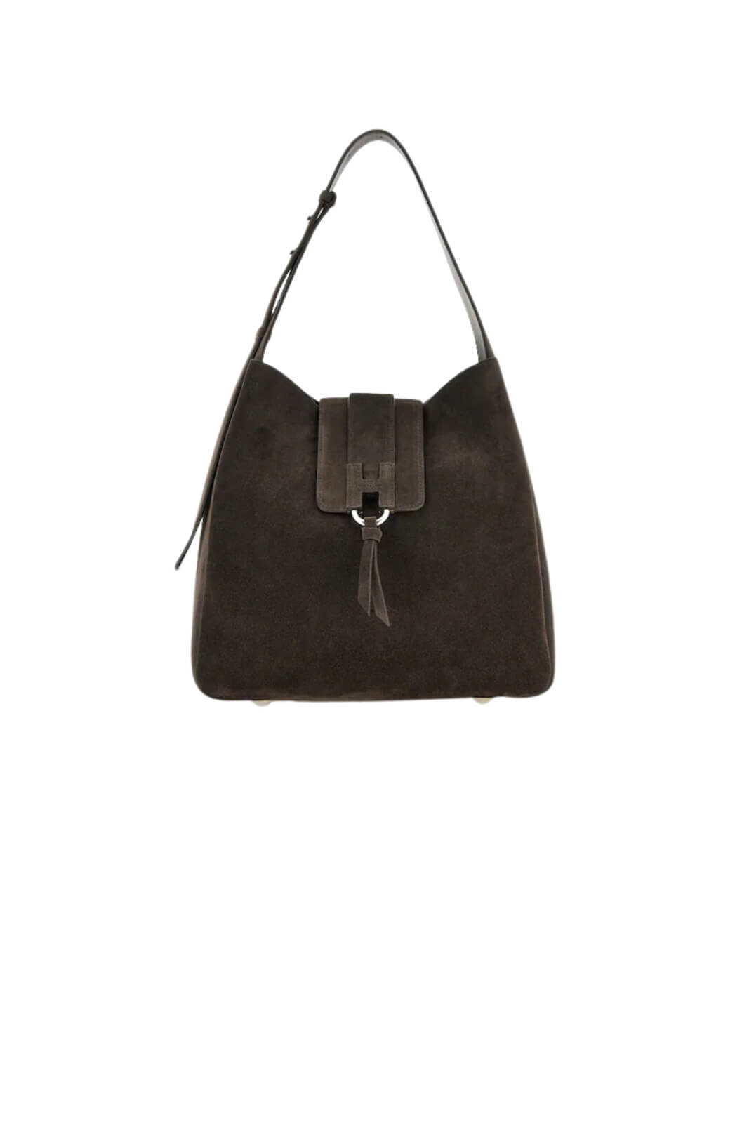 Hogan Borsa Donna Hobo in pelle scamosciata / Marrone