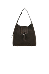 Hogan Borsa Donna Hobo in pelle scamosciata / Marrone
