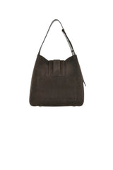 Hogan Borsa Donna Hobo in pelle scamosciata / Marrone