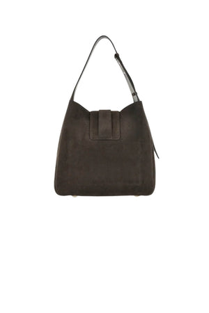 Hogan Borsa Donna Hobo in pelle scamosciata / Marrone