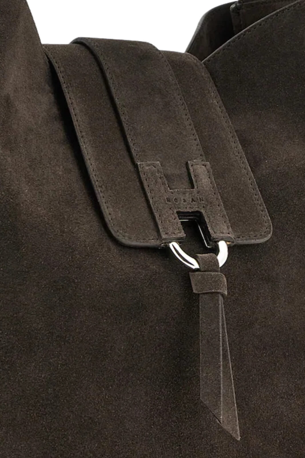 Hogan Borsa Donna Hobo in pelle scamosciata / Marrone