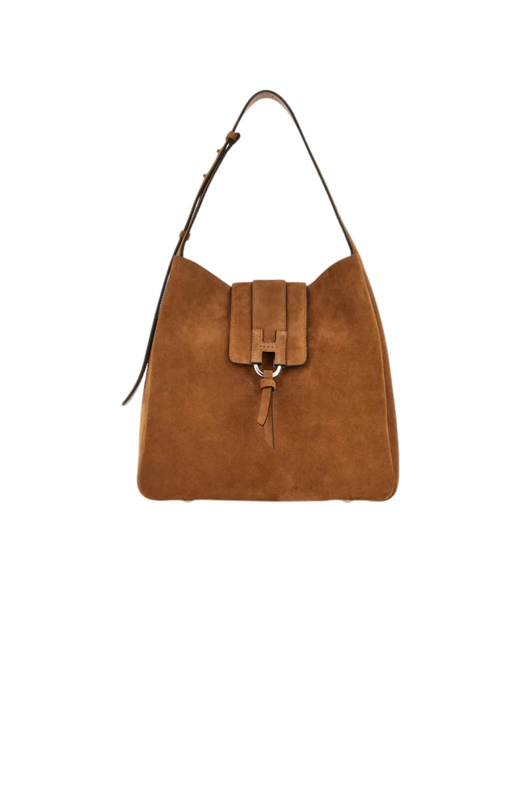 Hogan Borsa Donna Hobo in pelle scamosciata / Beige
