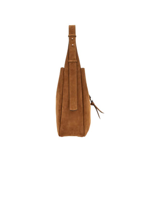 Hogan Borsa Donna Hobo in pelle scamosciata / Beige