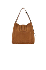 Hogan Borsa Donna Hobo in pelle scamosciata / Beige
