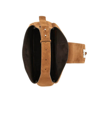 Hogan Borsa Donna Hobo in pelle scamosciata / Beige