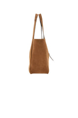 Hogan Borsa Donna Shopping in pelle scamosciata / Beige