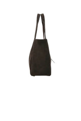 Hogan Borsa Donna Shopping in pelle scamosciata / Marrone