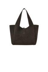 Hogan Borsa Donna Shopping in pelle scamosciata / Marrone